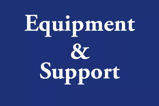 Equipment and support. Illustration.