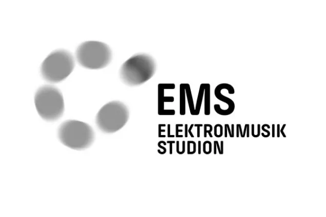 Logo EMS Elektronmusikstudion. Illustration.