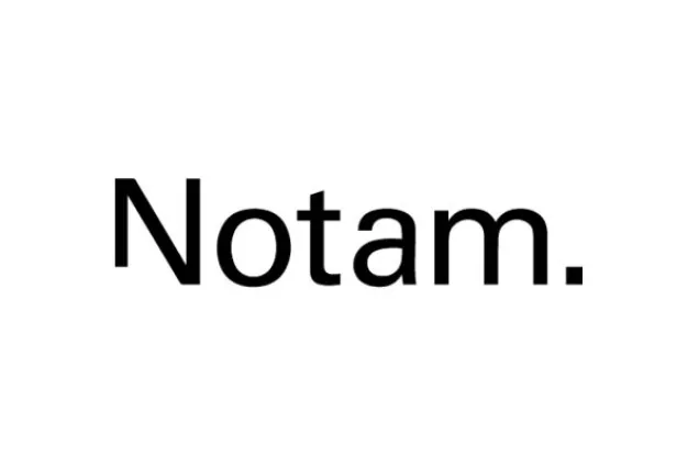 Logo Notam. Illustration.