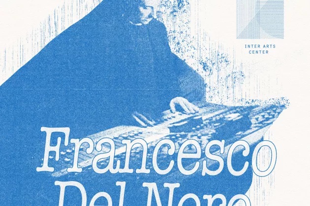 Francesco del Nero performing. Illustration.