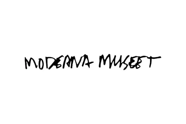 Moderna Museet logo. Illustration.