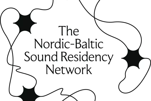 Nordic-Baltic Sound Residency Network logo. Illustration.