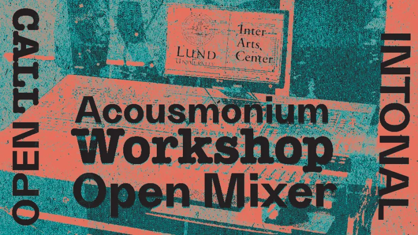 Workshop and Open Mixer. Illustration.